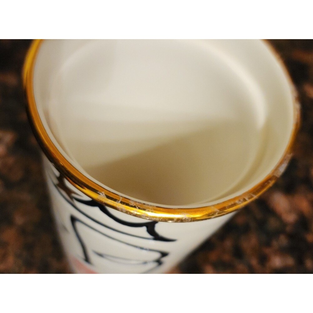 2015 Starbucks Ceramic Tumbler Coffee Mug with Lid Siren Logo 10 fl oz - FLAW - Picture 7 of 9